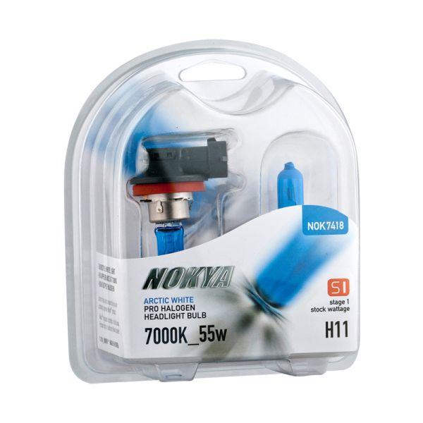 Nokya H11:  Pro Halogen 55w (DOT Clear; Pair) (Universal) - NOK7818