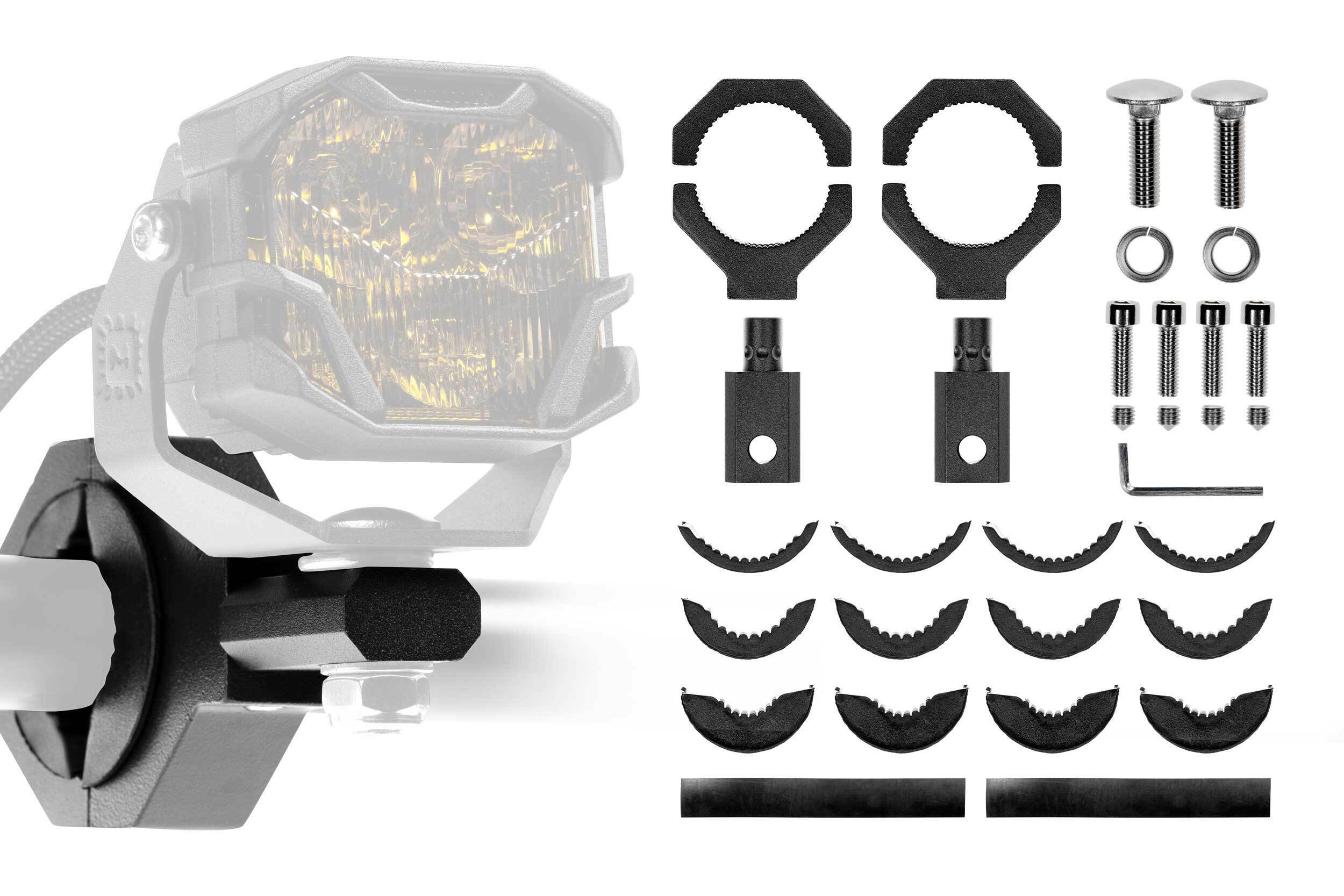 Morimoto Banger Mounts: Tube Clamp (Set) - BAF00TB
