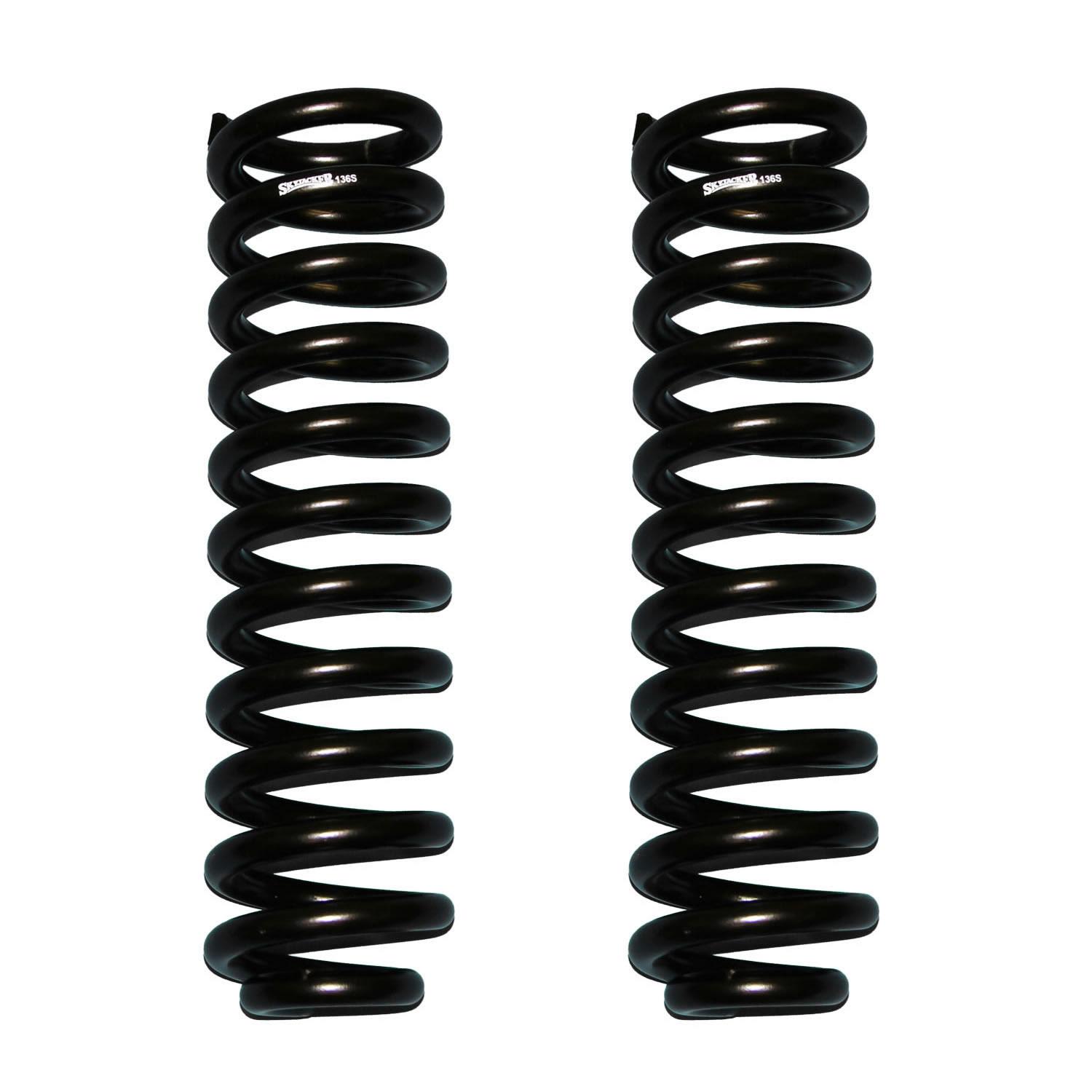 Skyjacker Ford Softride Coil Spring 83-97 Ranger 84-90 Bronco II 91-91 Explorer Set Of 2 Front w/6 Inch Lift Black - 136