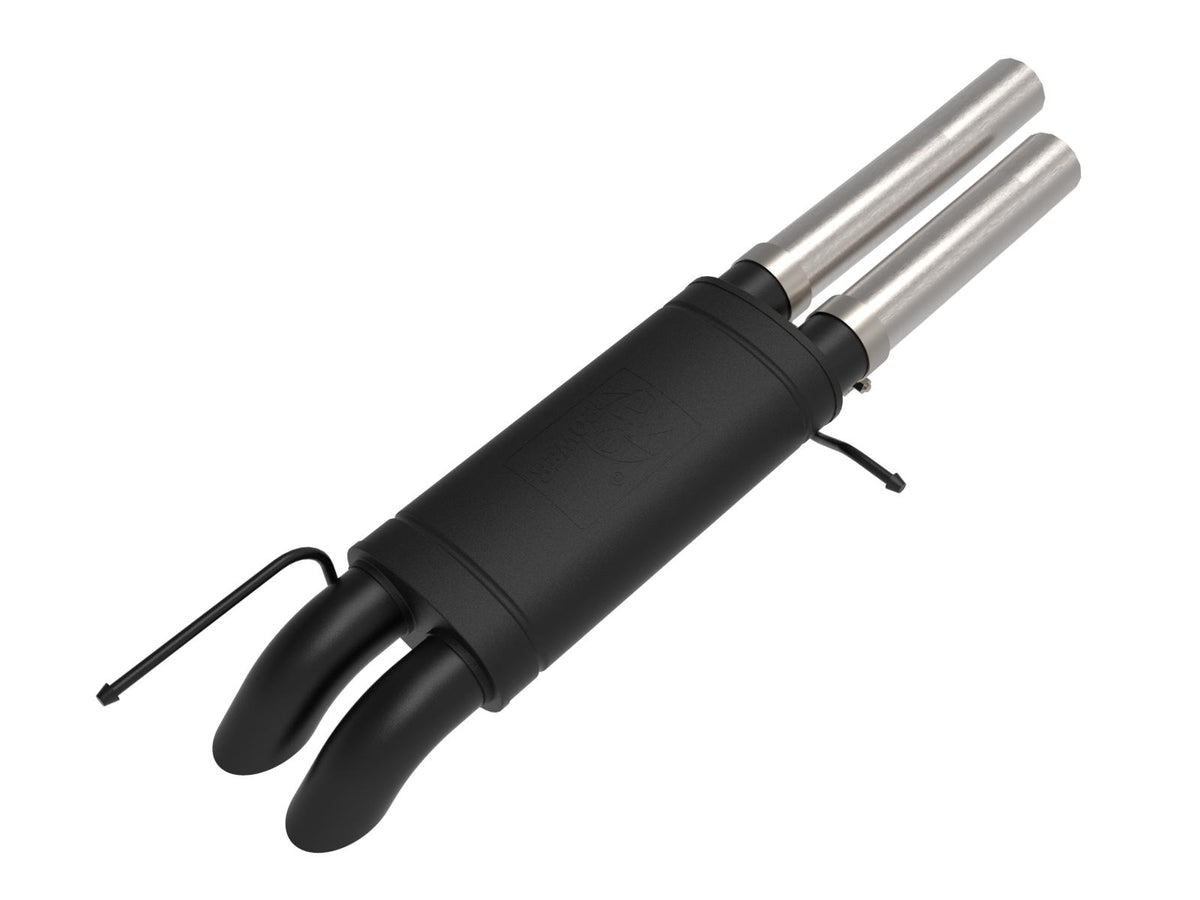 AFE ROCK BASHER 3 IN 304 Stainless Steel Cat-Back Exhaust System (Jeep Wrangler 392 21-22 V8-6.4L) - 49-38099