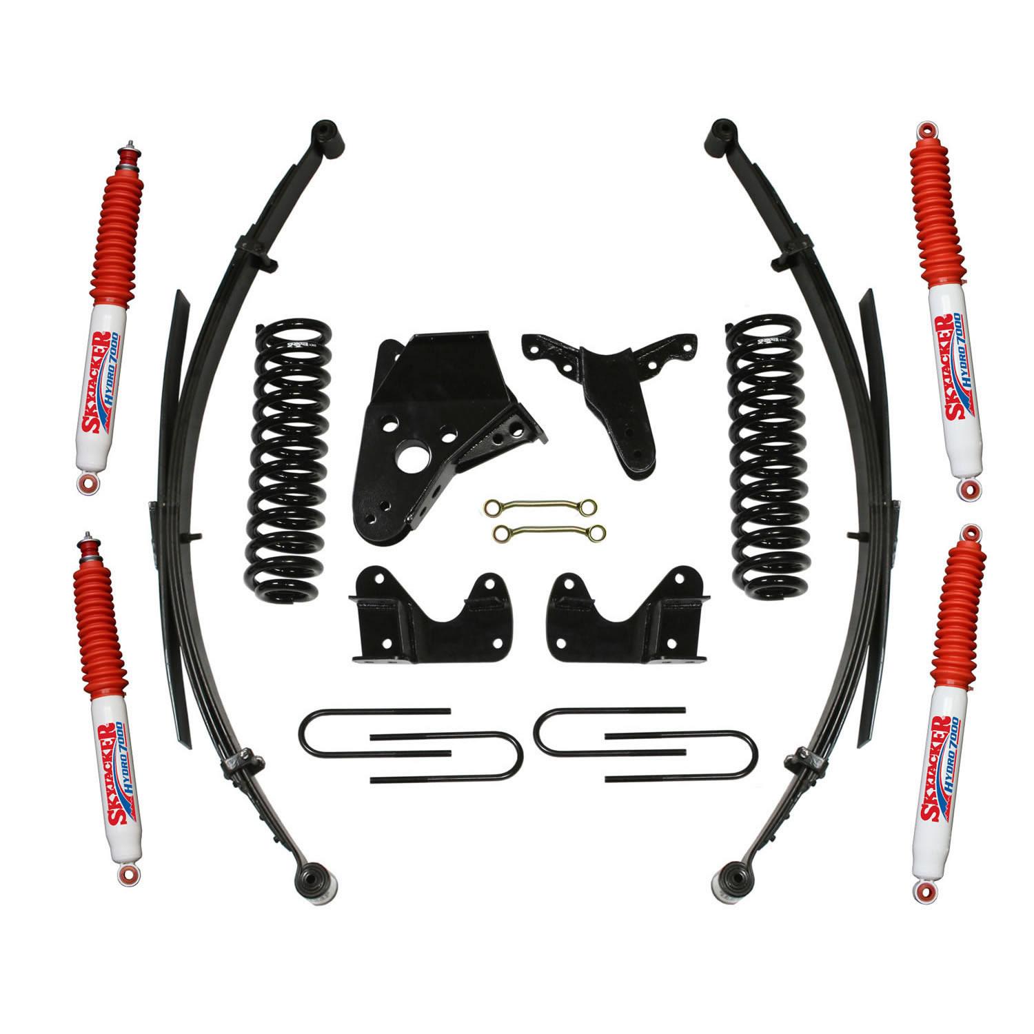 Skyjacker Bronco II Suspension Lift Kit  84-90 Bronco II w/Shock 6 Inch Lift Incl. Front/Rear Springs Rear U Bolt Kit - 136BHKS-H