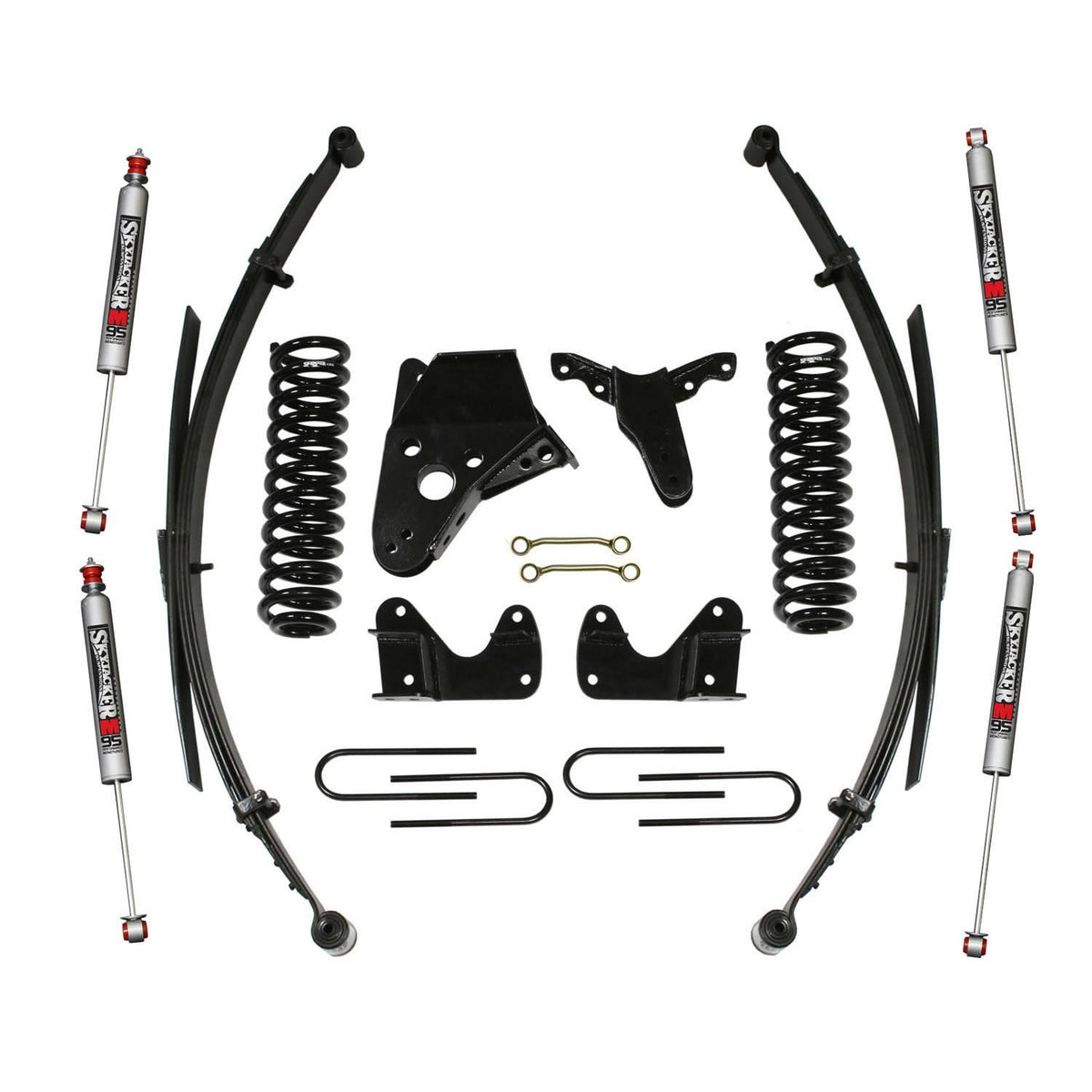 Skyjacker Bronco II Suspension Lift Kit  84-90 Bronco II w/Shock M95 Performance Shocks 6 Inch Lift Incl. Front/Rear Springs Rear U Bolt Kit - 136BHKS-M