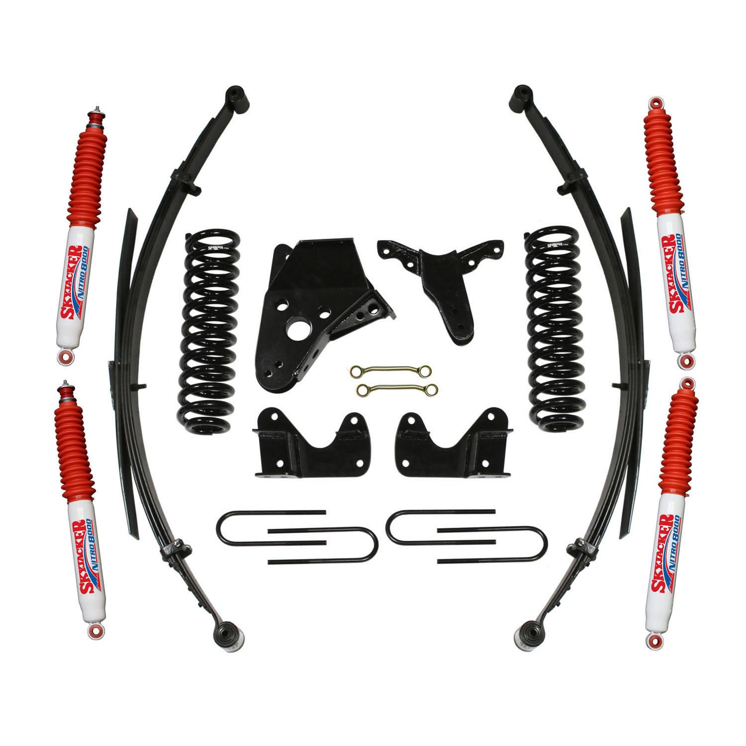 Skyjacker Bronco II Suspension Lift Kit  84-90 Bronco II w/Shock Nitro Shocks 6 Inch Lift Incl. Front/Rear Springs Rear U Bolt Kit - 136BHKS-N