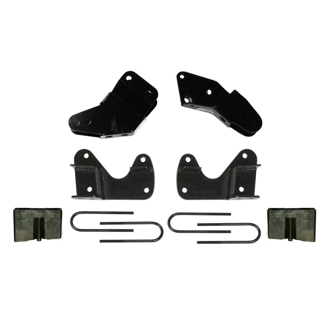 Skyjacker Ranger/B Series Component Box For PN 136R2K 83-97 Ranger 94-97 Mazda B Series 6 Inch Lift Incl. Hinge Brackets Radius Arm Brackets Rear U Bolt Kit Rear Block - 136R2