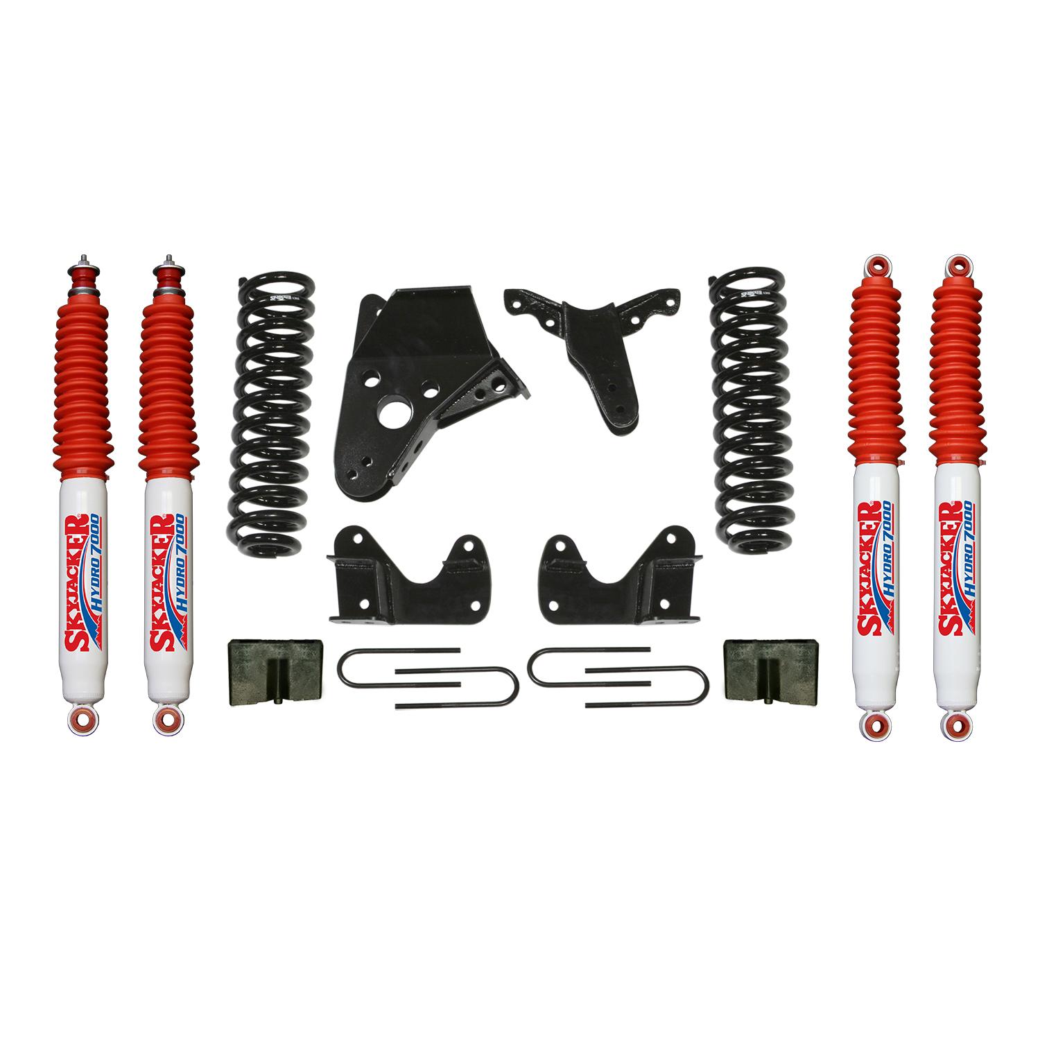 Skyjacker Ranger/B Series Suspension Lift Kit 83-97 Ranger 94-97 B4000 w/Shock 6 Inch Lift Incl. Front Coil Springs Rear U Bolt Kit Rear Block - 136RHK-H