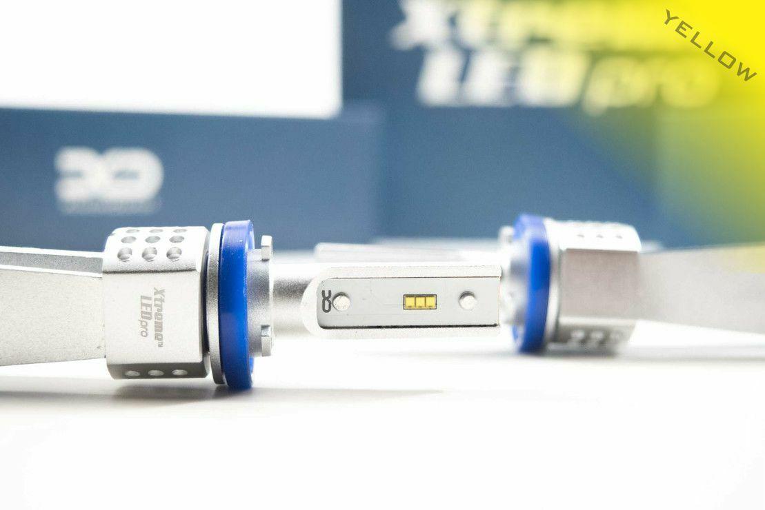 XenonDepot H11/H9/H8: Xtreme LED Pro - Yellow (Pair) (Universal) - XD.LED041
