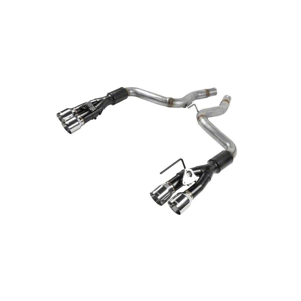 Flowmaster 3" Outlaw Axleback Exhaust System with 4" Quad Polished Tips (2018-2023 Mustang GT) - 817825