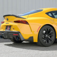 AFE Takeda Cat-Back Exhaust System w/ Dual Rear Exit Blue Flame Tip (2021-2021 GR Supra) - 49-36050-L