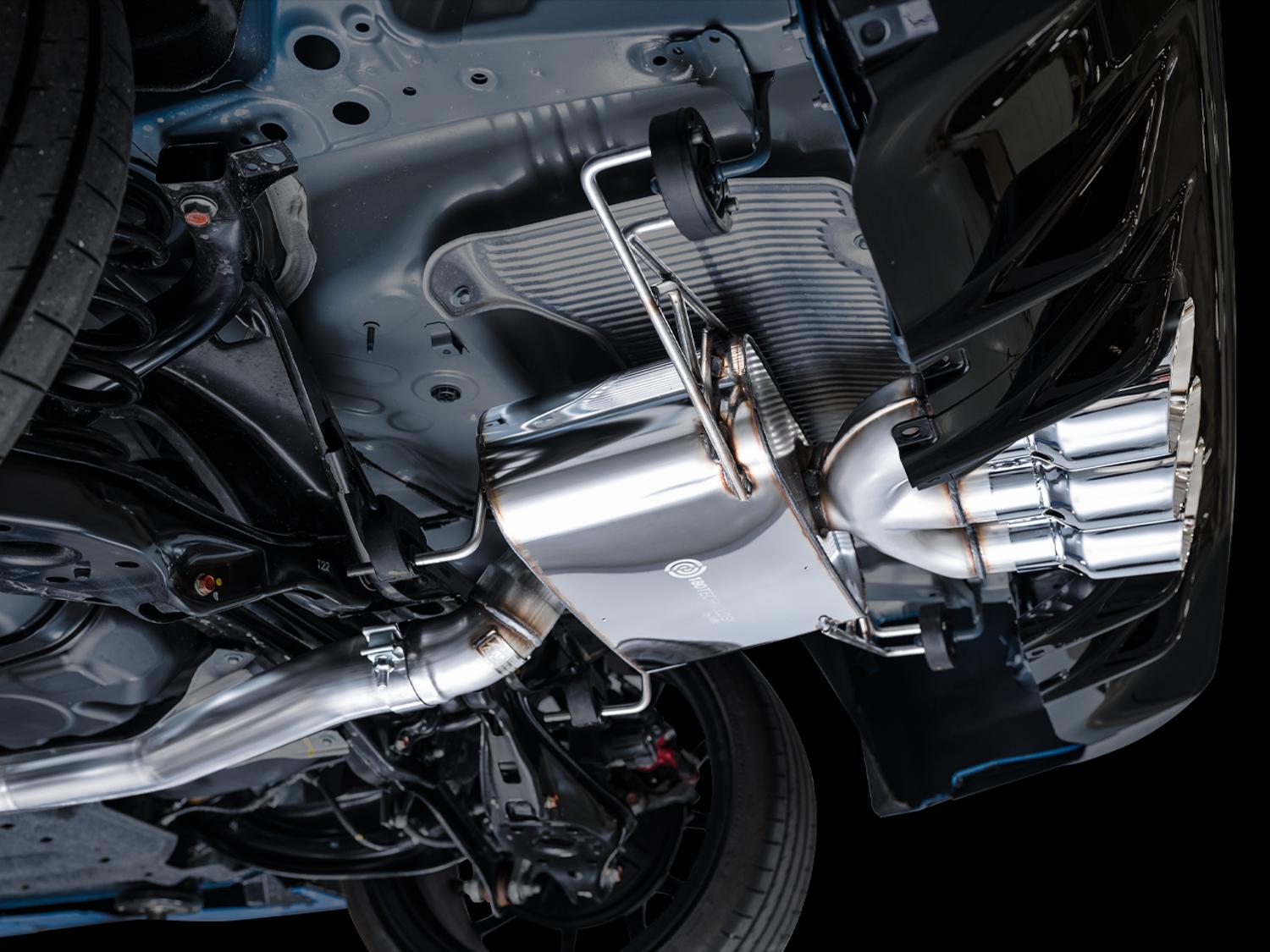 AWE Touring Edition for FL5 CTR - Triple Chrome Tips - 3015-52287