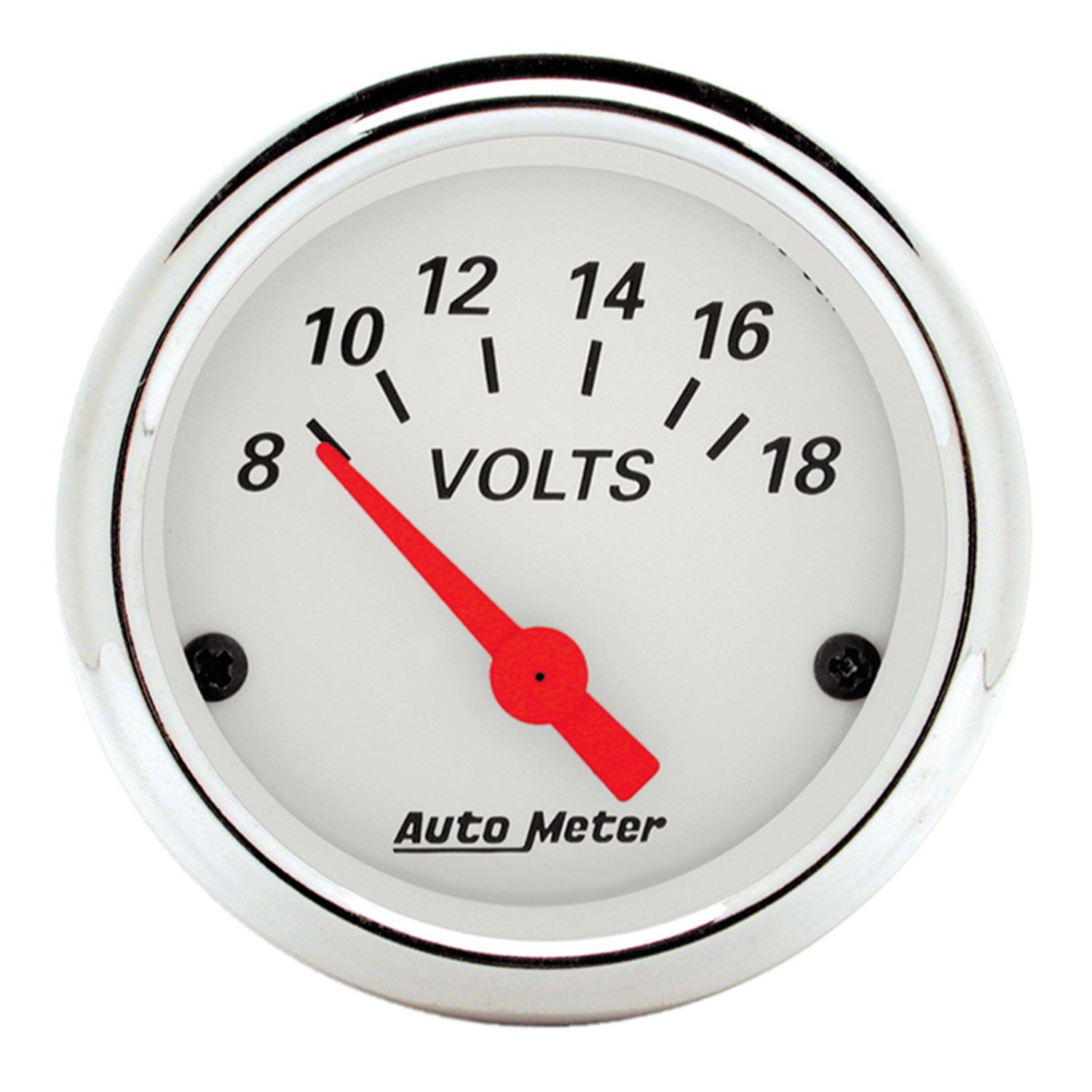 Auto Meter 5 PC. GAUGE KIT, 3-1/8" & 2-1/16", ELEC. SPEEDOMETER, ARCTIC WHITE - 1302