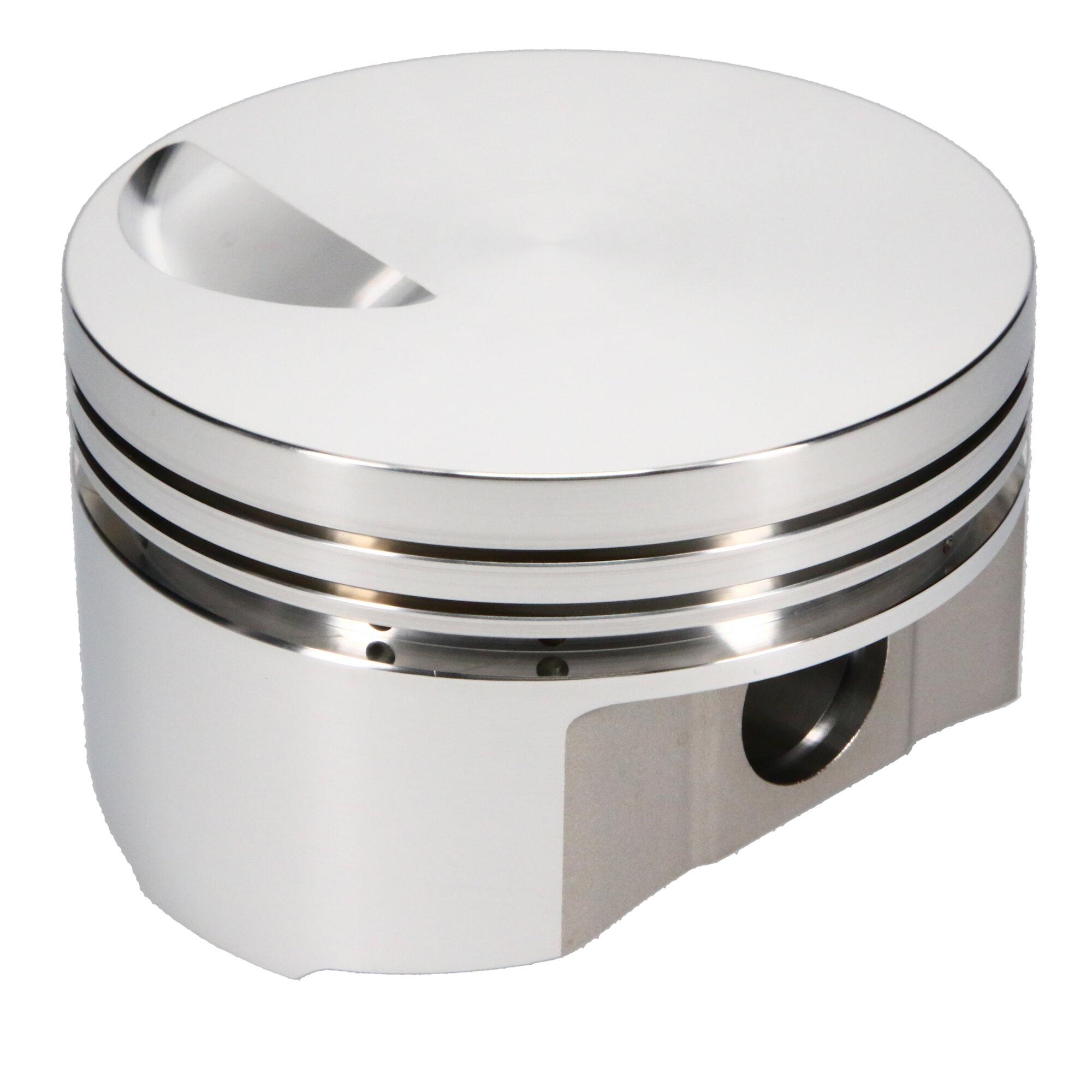 JE Pistons Piston Set, 4032, Flat Top, 4.500 Bore, 1.645 CD, 0.990 Pin, Set of 8. (Chevrolet Big Block 454) - 139482