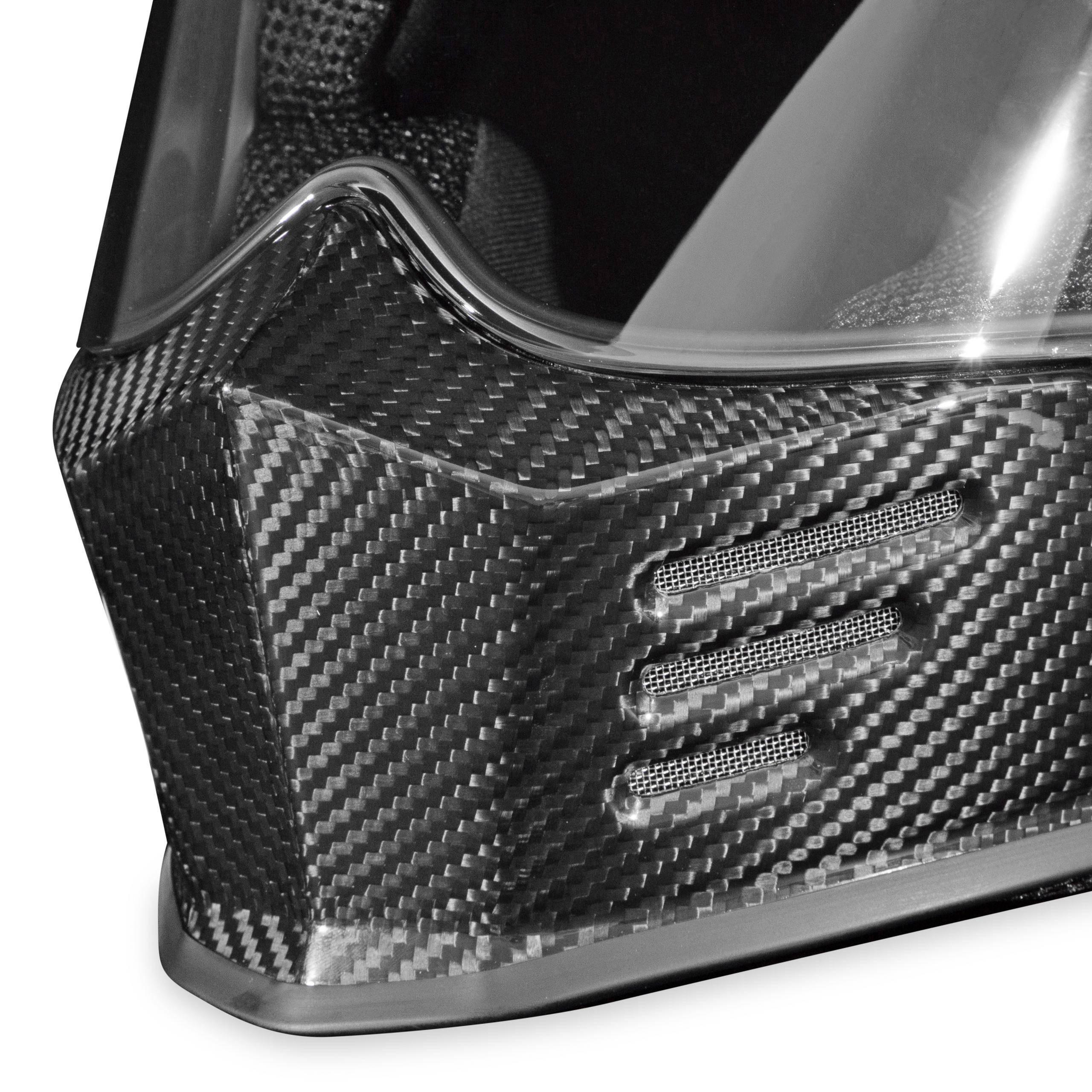 Simpson Racing Motorcycle Outlaw Bandit 3 Helmet - Carbon Fiber - OB3CXL