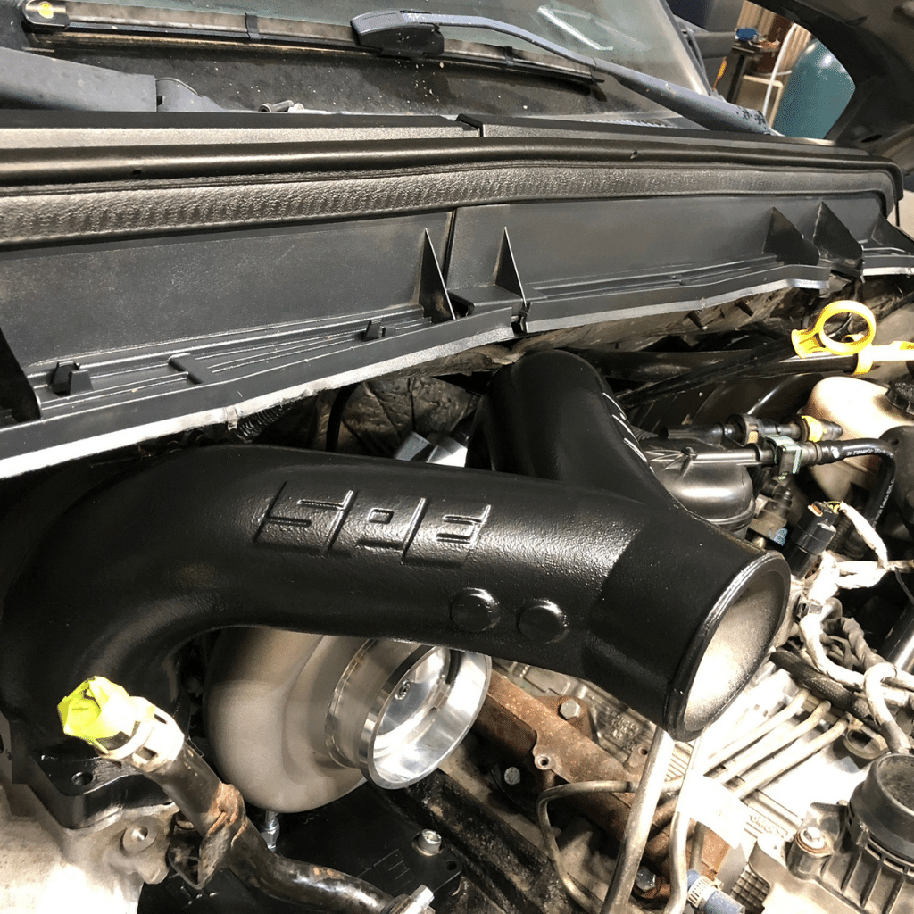 Snyder Performance Engineering Intake Piping Kit - Custom Powder Coated (2011-2024 6.7L Powerstroke) - SPE-S100359