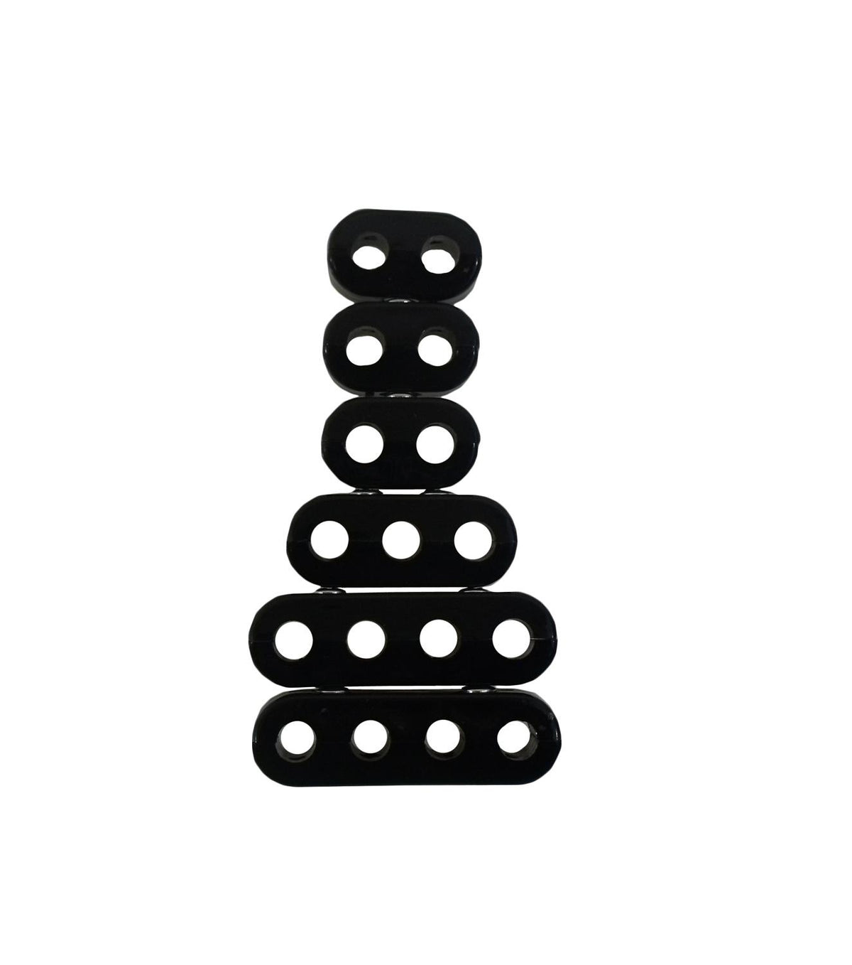 TAYLOR CABLE 7-8mm 4cyl Vertical Wire Loom Kit black  - 42506