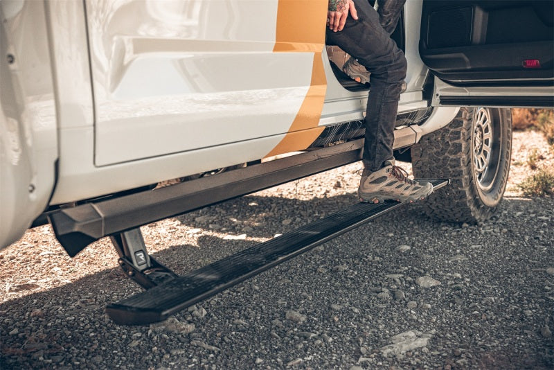 AMP Research PowerStep XL Electric Running Board, Offers 3 Inch Additional Drop, fits 2022-2023 Toyota Tundra CrewMax - Gas Models - 77338-01A