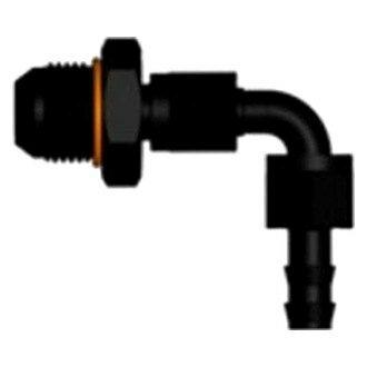 Radium Engineering 10An Orb To Pushlok Hose End, 90Deg, 3/8In - 14-0134