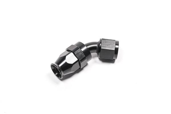 Radium Engineering 8An Hose End 45 Degree Ptfe Black - 14-0635