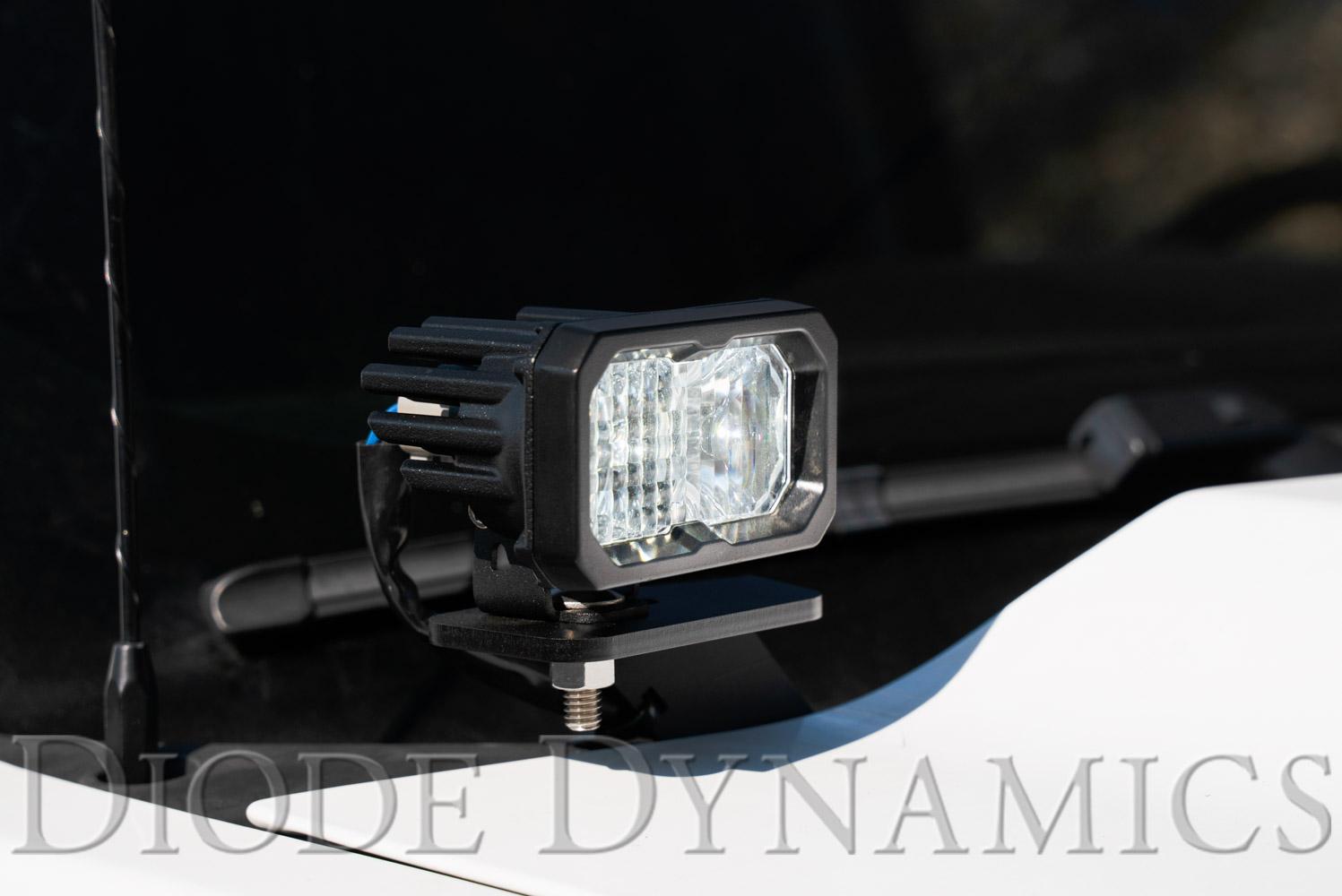Diode Dynamics SSC2 LED Ditch Light Kit for 2014-2019 Silverado/Sierra, Sport White Combo Diode Dynamics (2014-2019 Sierra 1500, Silverado 1500) - DD6659