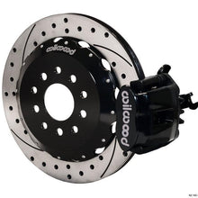 Wilwood 94-04 Mustang Combination Parking Brake and Caliper 13" Rear Brake Kit (Drilled/Slotted - Black)