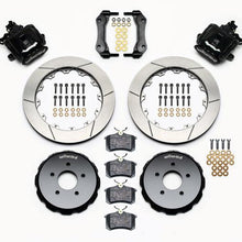 Wilwood 94-04 Mustang Combination Parking Brake and Caliper 13" Rear Brake Kit (Slotted - Black)
