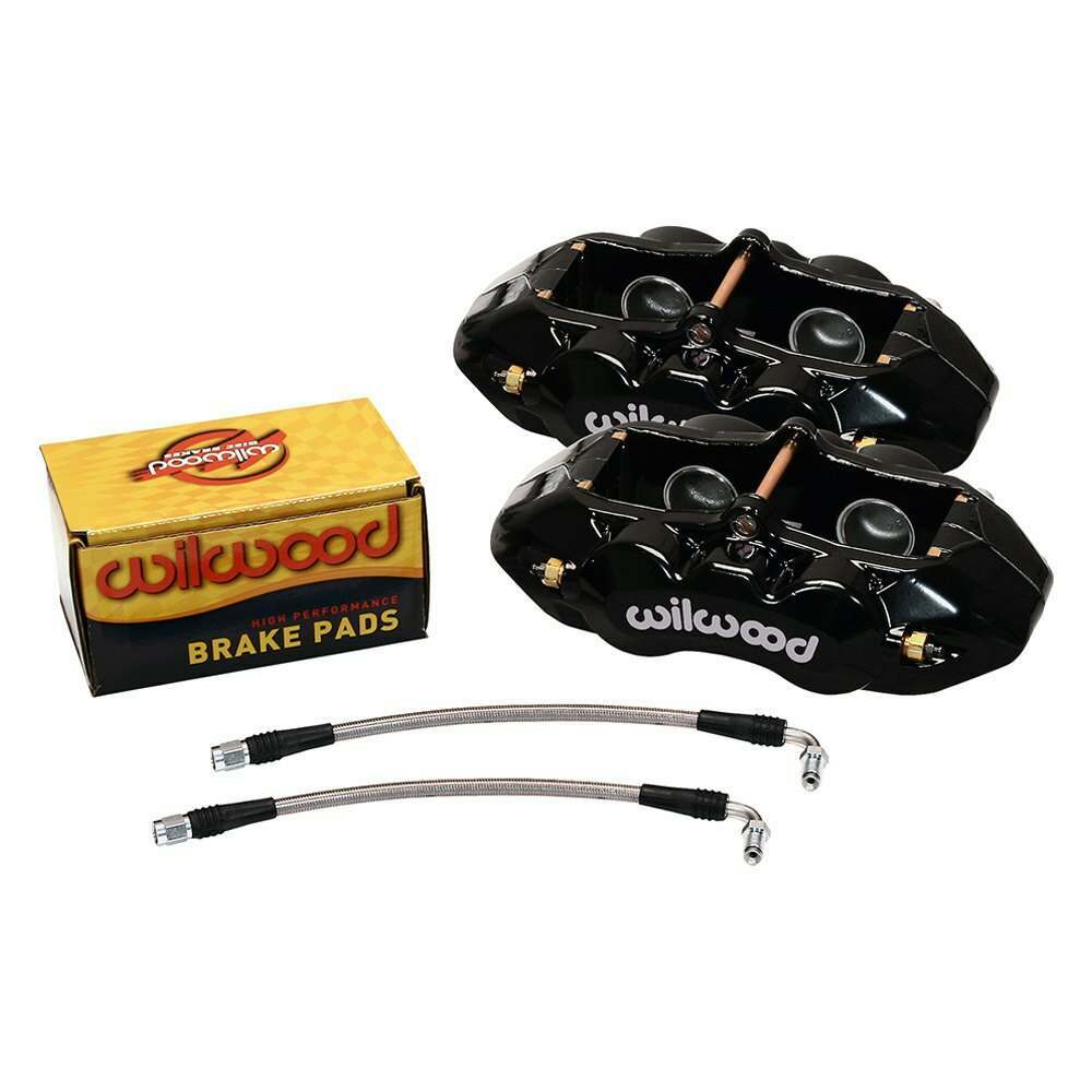 Wilwood D8-4 Rear Caliper Kit Black Corvette C2 / C3 65-82 - 140-10790-BK
