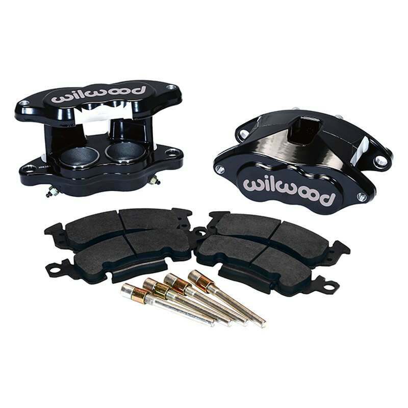 Wilwood D52 Front Caliper Kit - Black Pwdr 2.00 / 2.00in Piston 1.28in Rotor - 140-11290-BK
