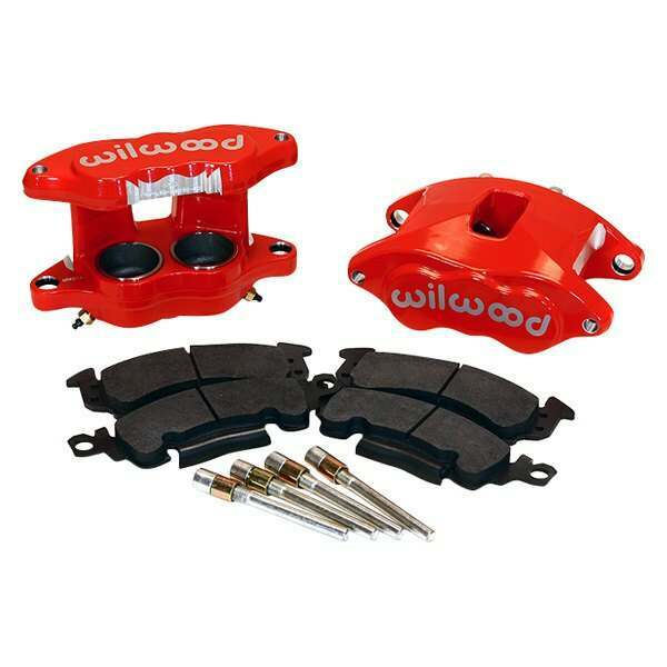 Wilwood D52 Front Caliper Kit - Red 2.00 / 2.00in Piston 1.28in Rotor - 140-11290-R