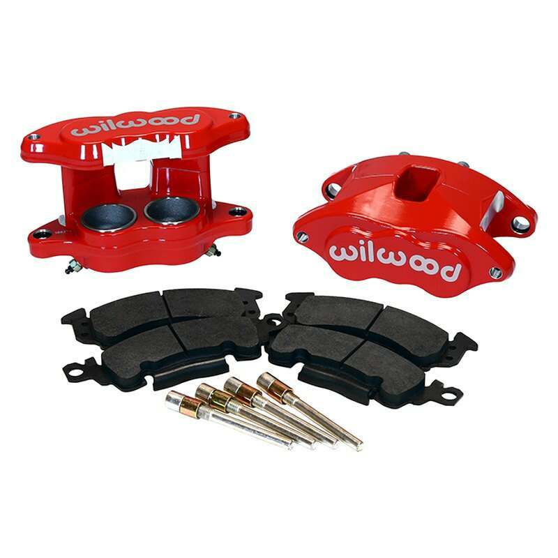 Wilwood D52 Front Caliper Kit - Red 2.00 / 2.00in Piston 1.04in Rotor - 140-11291-R