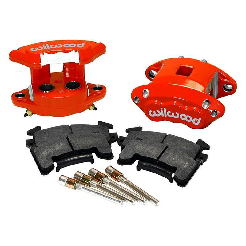 Wilwood D154 Rear Caliper Kit - Red 1.12 / 1.12in Piston 0.81in Rotor - 140-12102-R