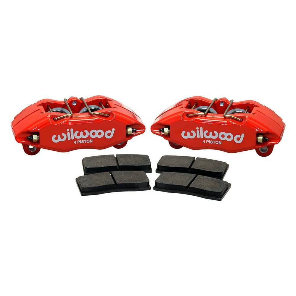 Wilwood DPHA Front Caliper & Pad Kit Red Honda / Acura w/ 262mm OE Rotor - 140-13029-R