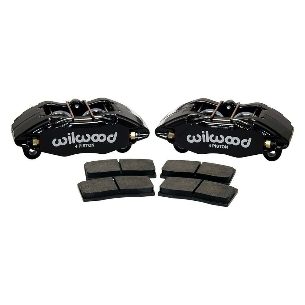 Wilwood DPHA Front Caliper & Pad Kit Black Honda / Acura w/ 262mm OE Rotor - 140-13029