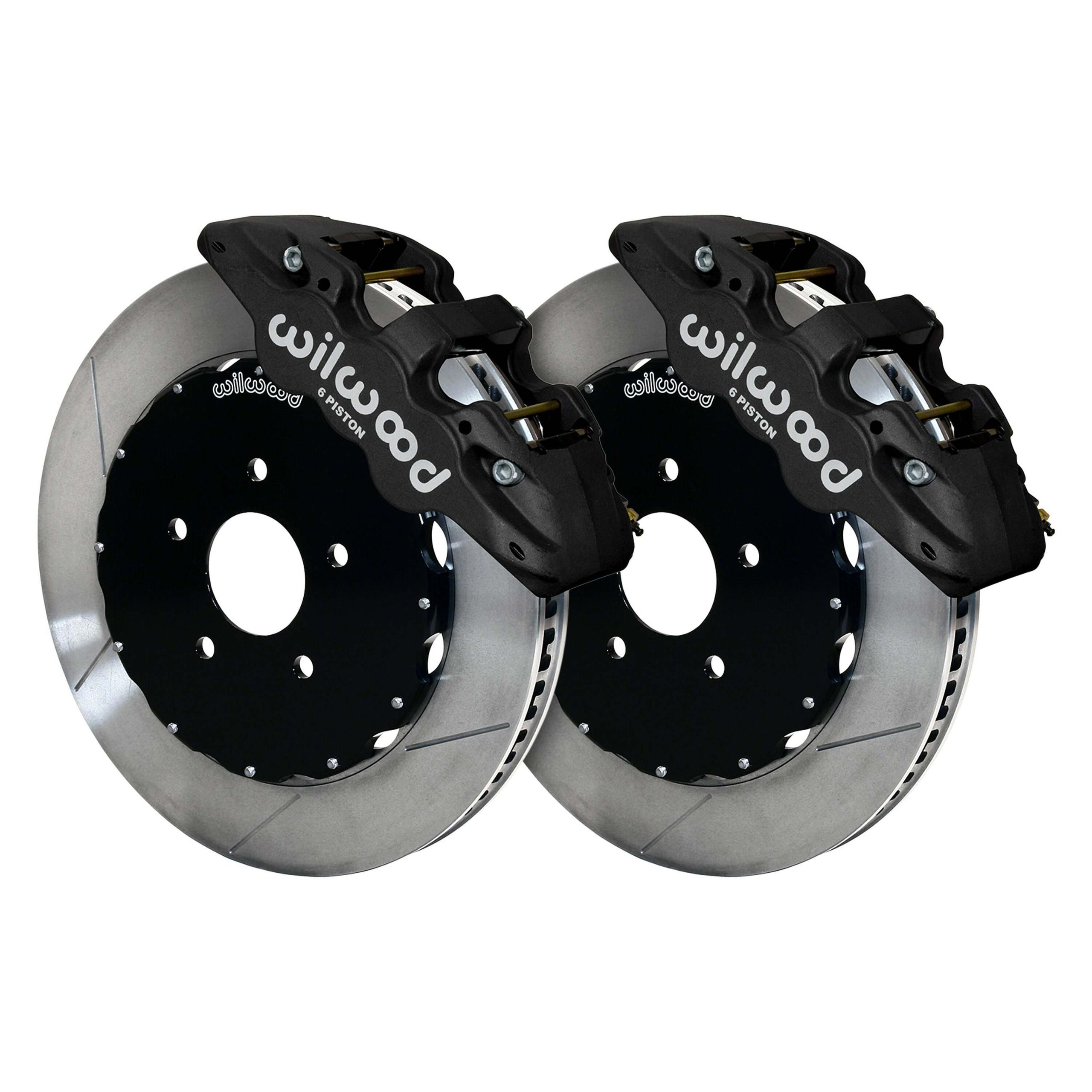 Wilwood AERO6 Front Big Brake Race Kit 14.00 Black 96-13 Chevrolet Corvette Z06 (C5/C6) w/o Lines - 140-14557