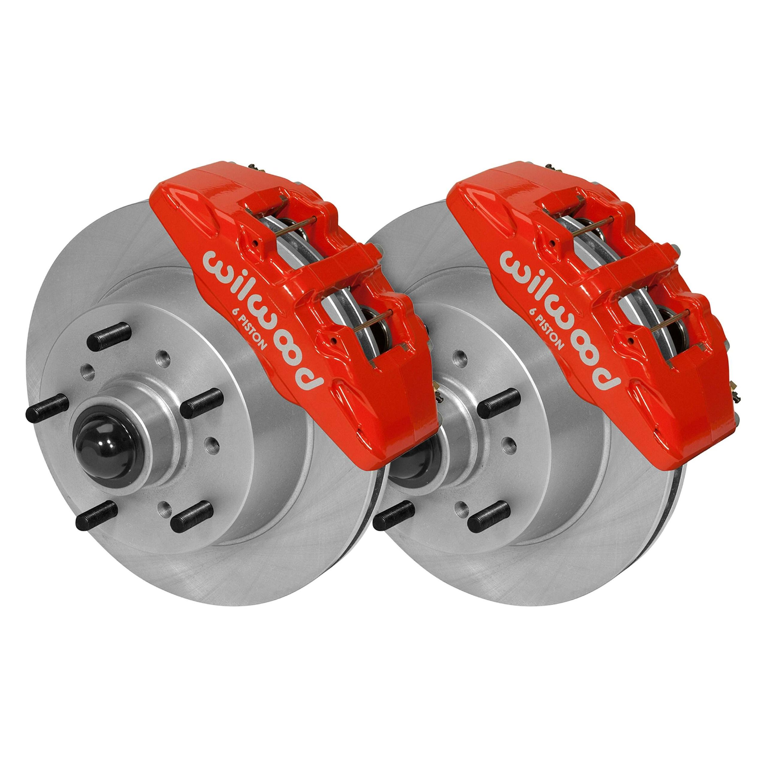 Wilwood Dynapro 6 Front Kit 11.75 Rotor Red 68-72 Ford F100 - 140-14614-R