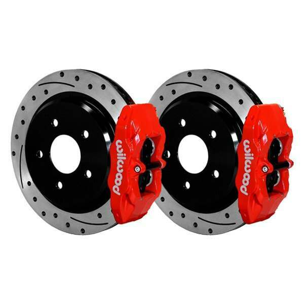 Wilwood DPC56 Rear Caliper & Rotor Kit Red (2005-2013 C6 Corvette)  - 140-17672-DR