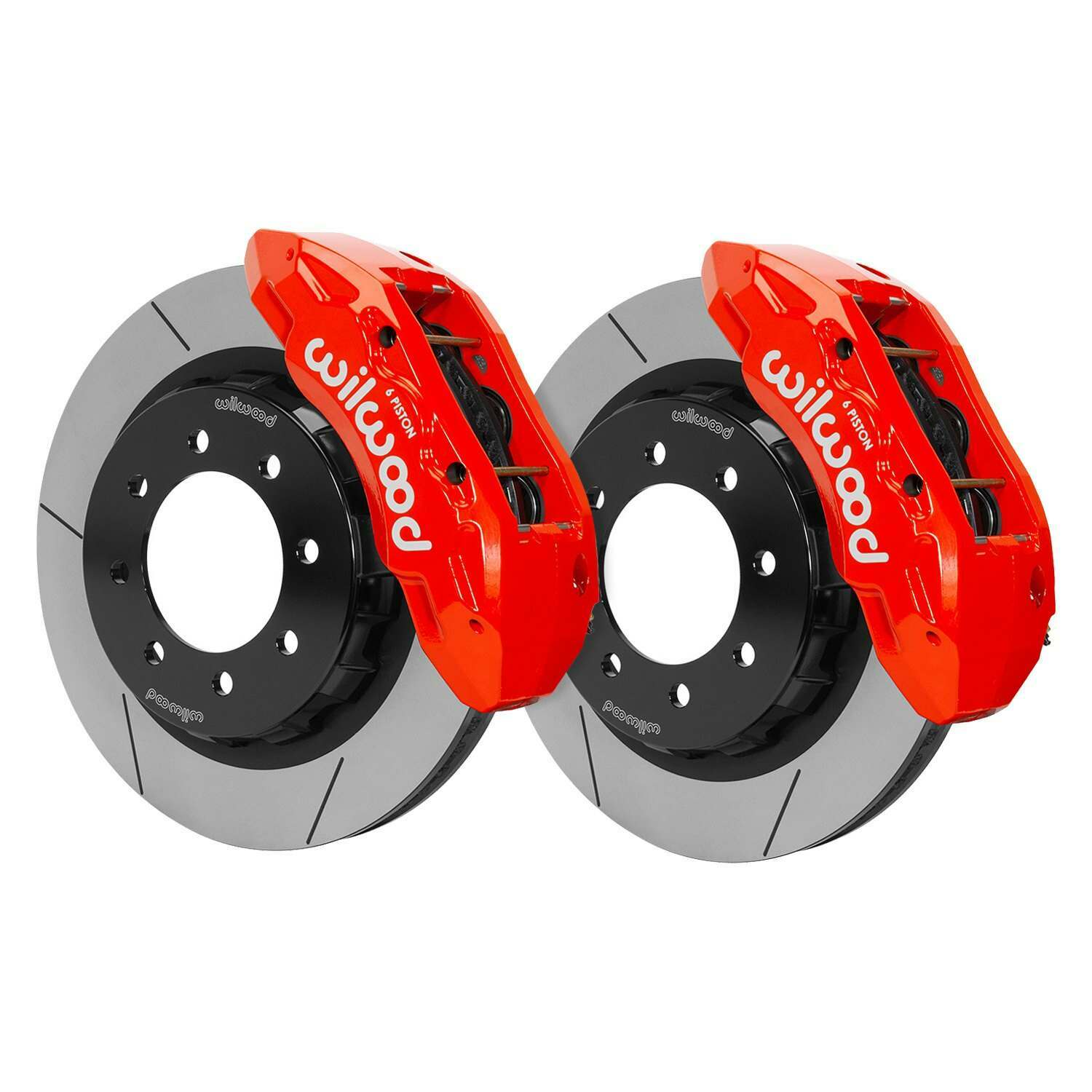Wilwood TX6R Front Kit 16.00in Red w/Lines 2014+ Ram 2500/3500 2WD/4WD - 140-15381-R