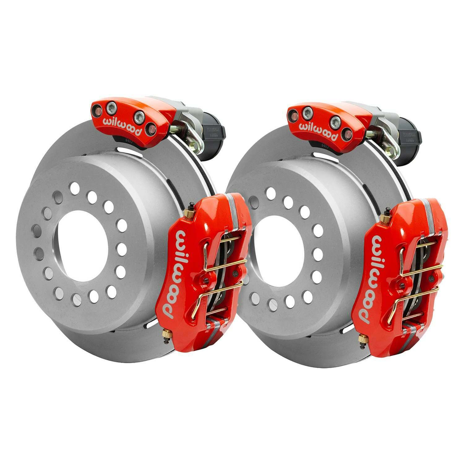 Wilwood EPB/FDP-LP Rear Kit 11in. Big Ford - Red - 140-15842-R