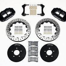 Wilwood 94-04 Mustang 13" Forged Narrow Front Superlite 6R Big Brake Kit (Drilled/Slotted - Black)