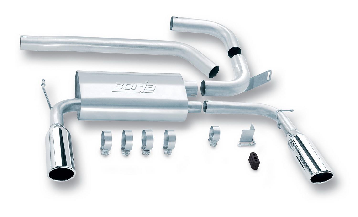 Borla Cat-Back(Tm) Exhaust System - S-Type - Stainless Steel Tips (1998-2002 Camaro, Firebird) - 140028