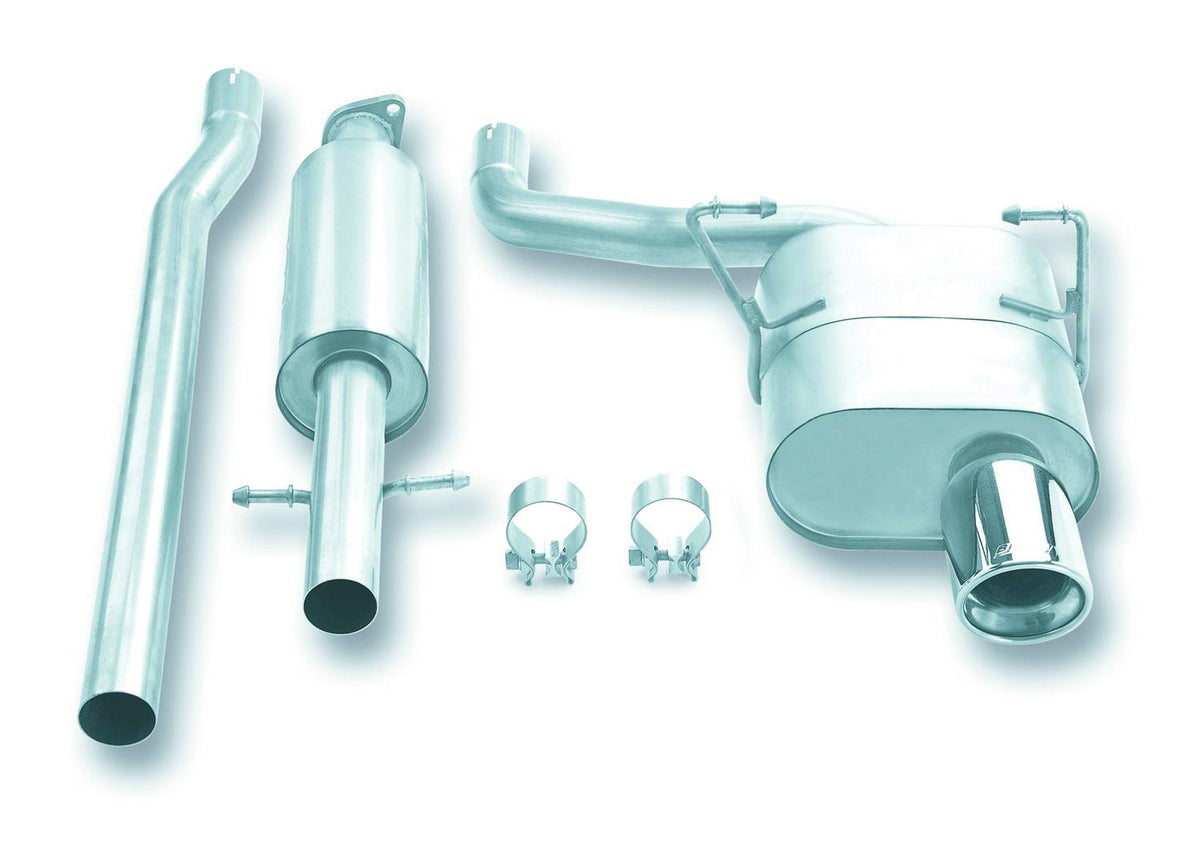 Borla Cat-Back(Tm) Exhaust System - Touring - Stainless Steel Tips (2002-2007 Cooper) - 140030