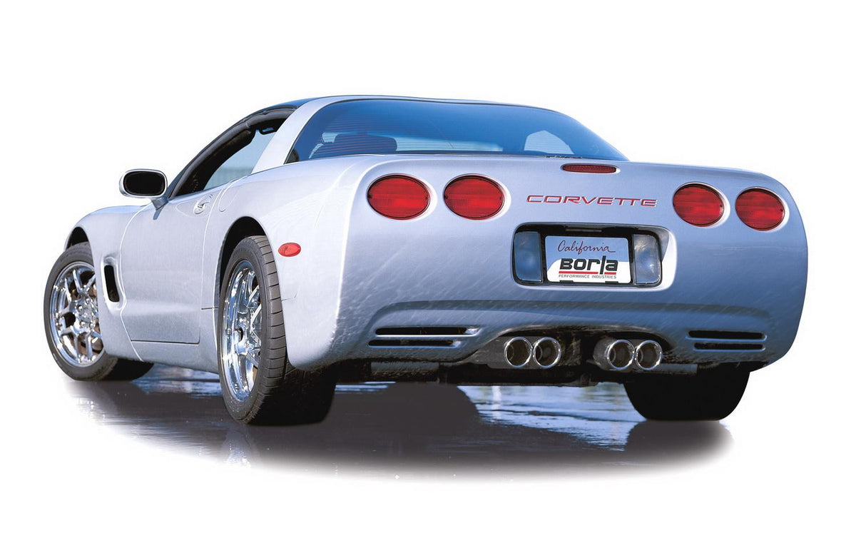 Borla Cat-Back(Tm) Exhaust System - S-Type Classic - Stainless Steel Tips (1997-2004 Corvette) - 140038
