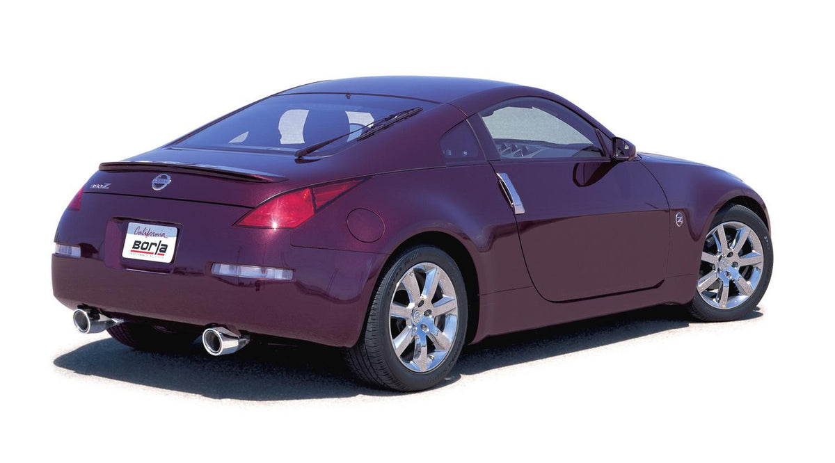 Borla Cat-Back(Tm) Exhaust System - S-Type - True Dual - Stainless Steel Tips (2003-2008 350Z) - 140045