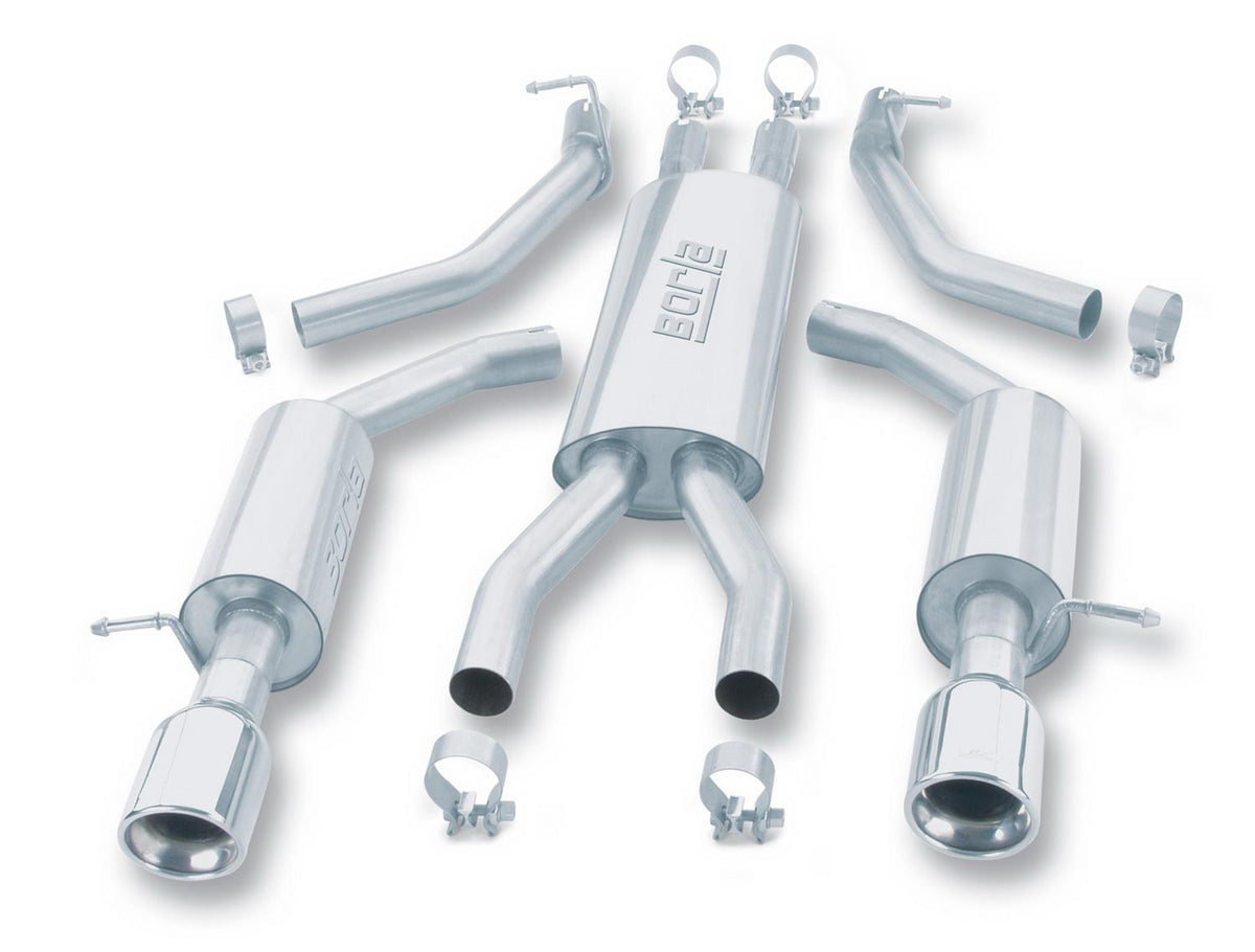 Borla Cat-Back(Tm) Exhaust System - Touring - Stainless Steel Tips (2003-2003 Thunderbird) - 140081