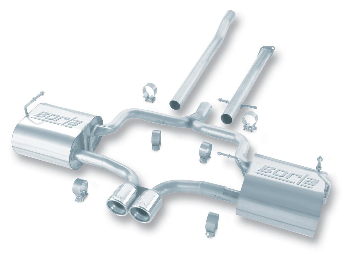 Borla Cat-Back(Tm) Exhaust System - S-Type - Stainless Steel Tips (2004-2020 Cooper S) - 140120