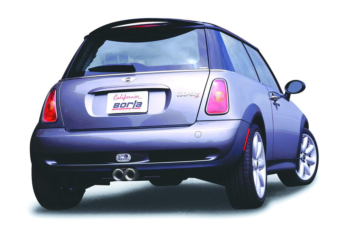 Borla Cat-Back(Tm) Exhaust System - S-Type - Stainless Steel Tips (2004-2020 Cooper S) - 140120
