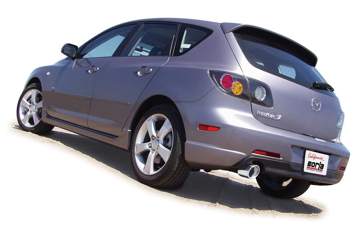 Borla Cat-Back(Tm) Exhaust System - S-Type - Stainless Steel Tips (2004-2009 3) - 140121