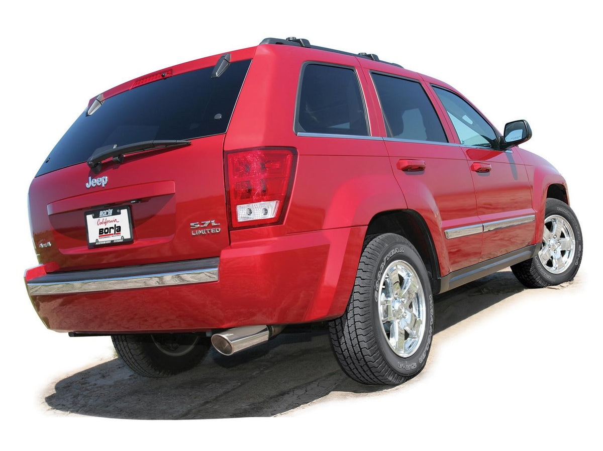 Borla Cat-Back(Tm) Exhaust System - Touring - Stainless Steel Tips (2005-2010 Grand Cherokee) - 140158