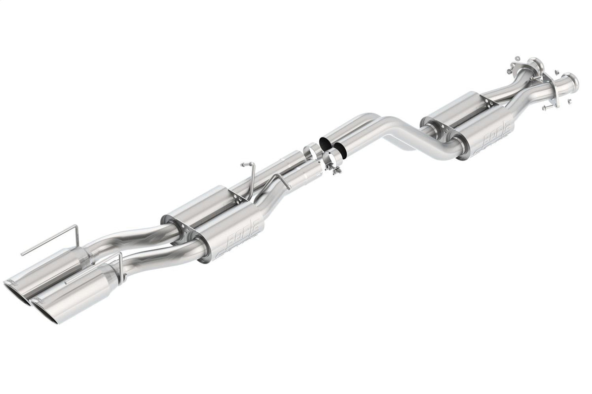 Borla Cat-Back(Tm) Exhaust System - S-Type - Stainless Steel Tips (2006-2010 Grand Cherokee SRT8) - 140245