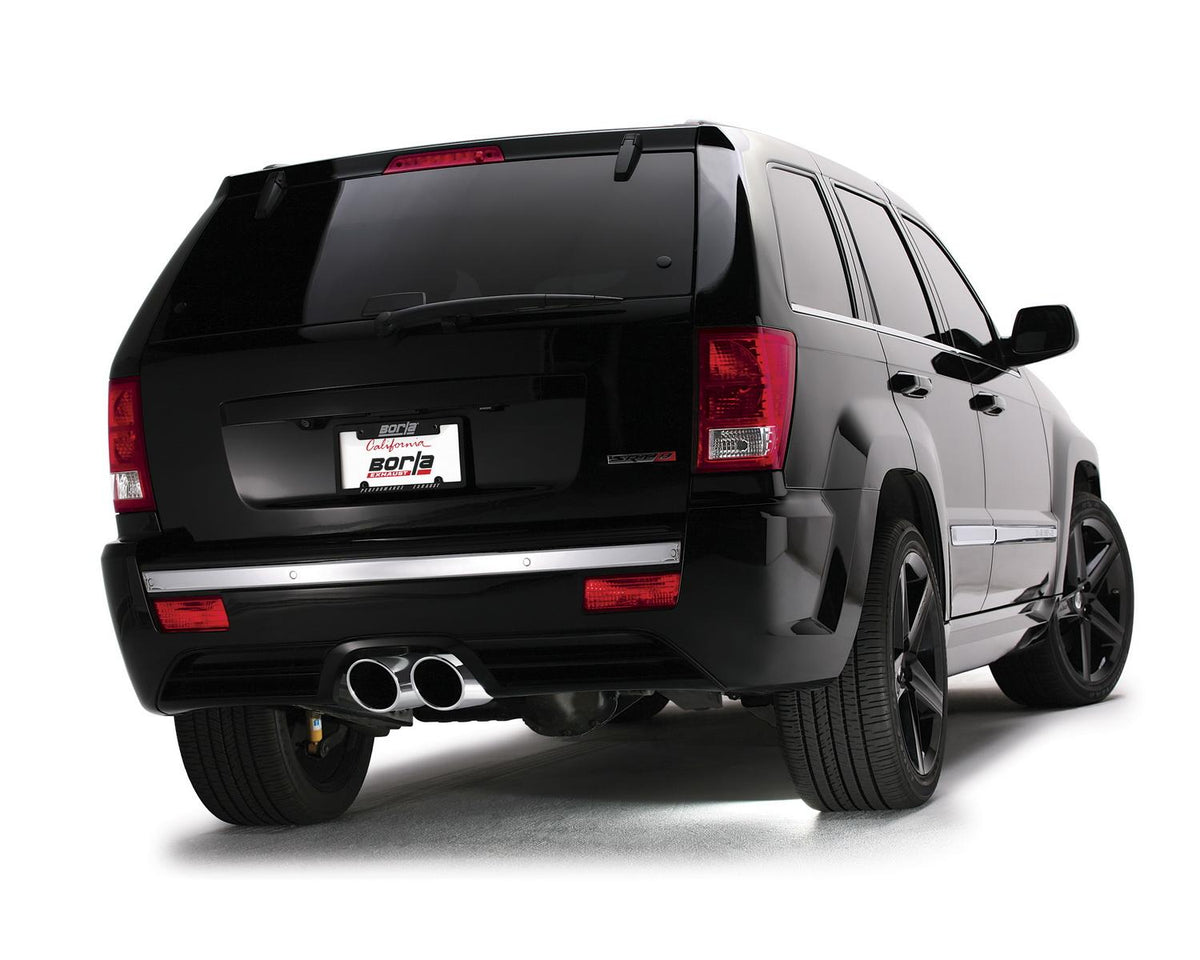 Borla Cat-Back(Tm) Exhaust System - S-Type - Stainless Steel Tips (2006-2010 Grand Cherokee SRT8) - 140245