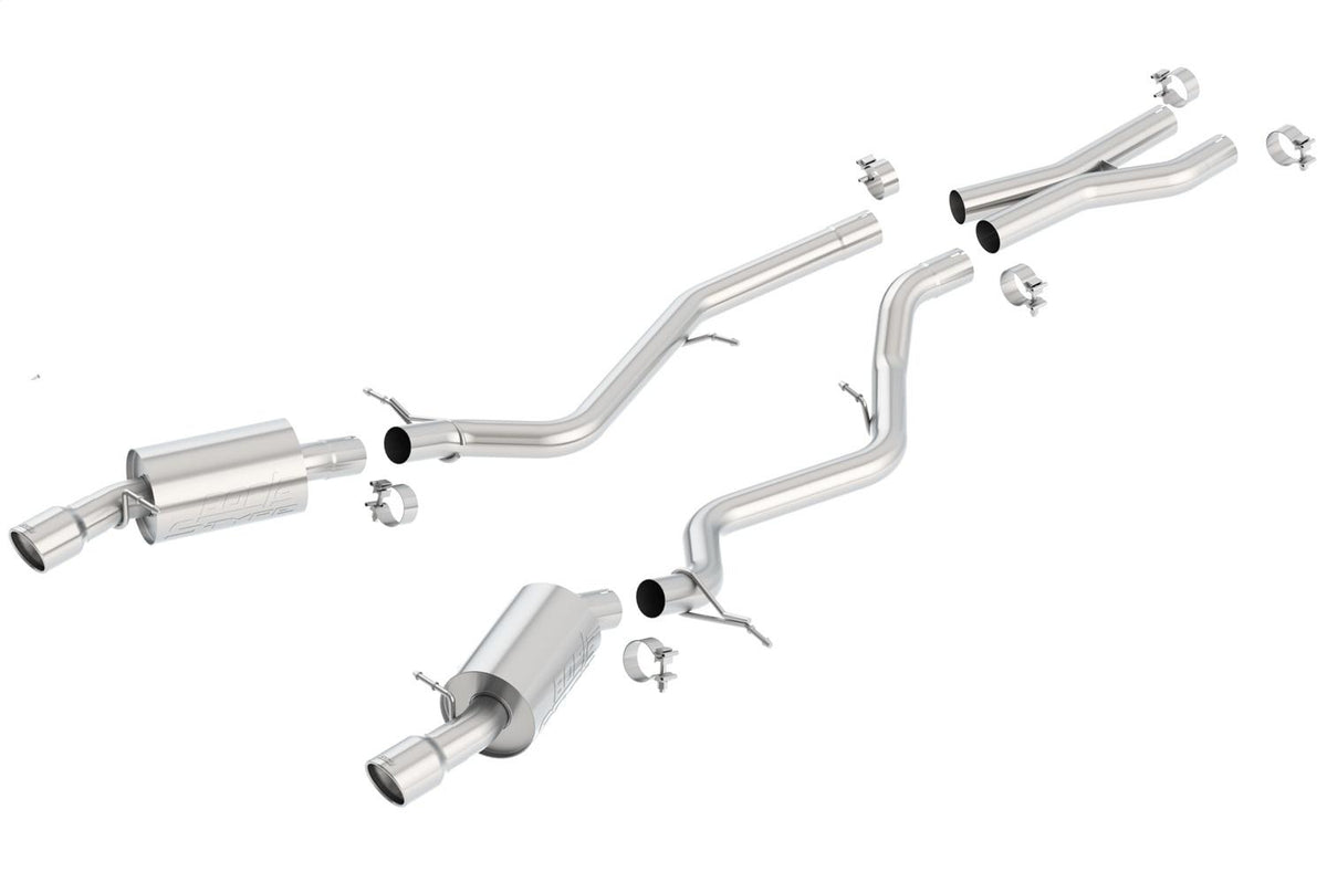 Borla Cat-Back(Tm) Exhaust System - S-Type - Stainless Steel Tips (2007-2010 335i, 335i xDrive, 335xi) - 140276