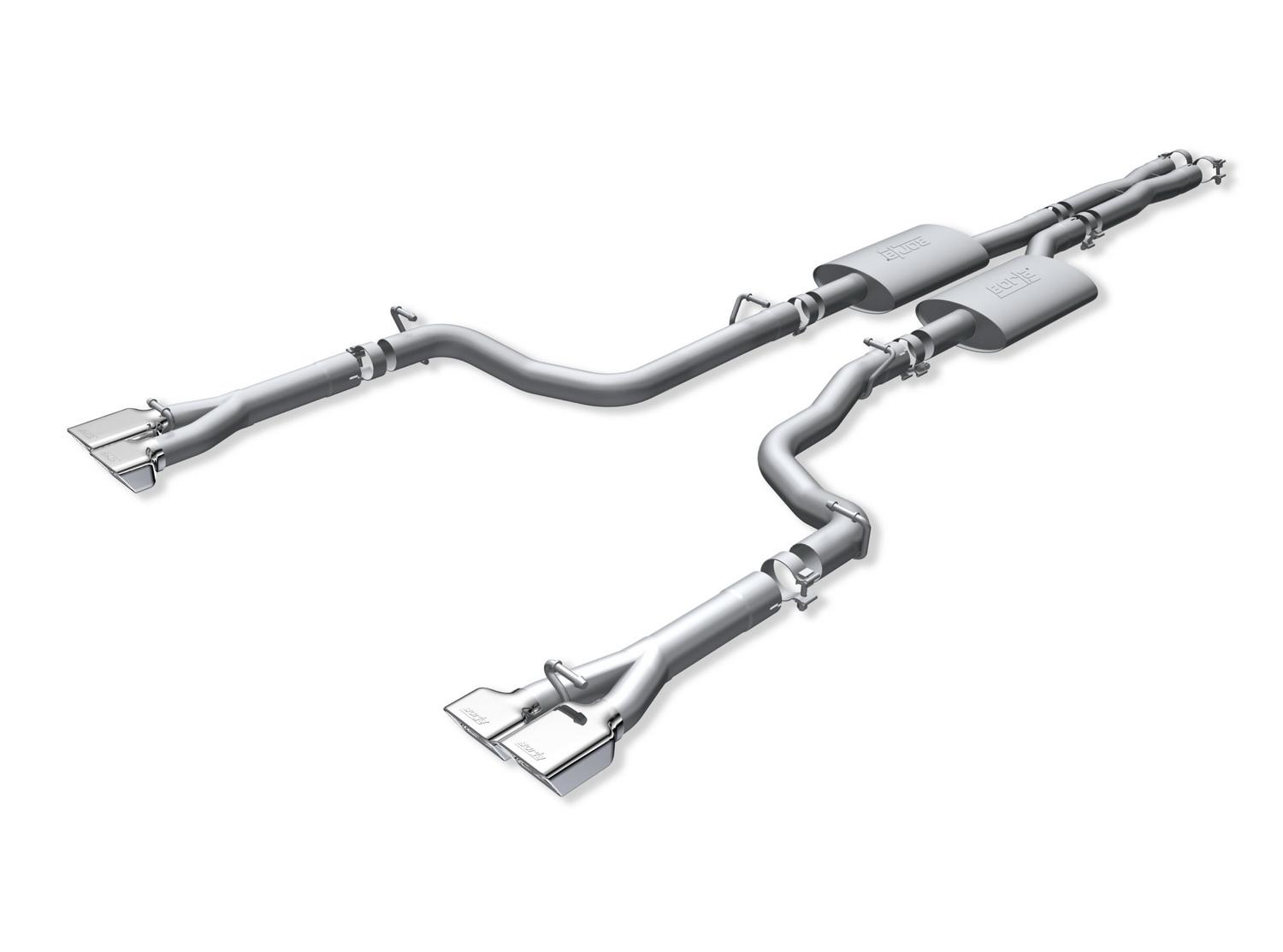 Borla Cat-Back(Tm) Exhaust System - S-Type - Stainless Steel Tips (2008-2010 Challenger SRT8) - 140286